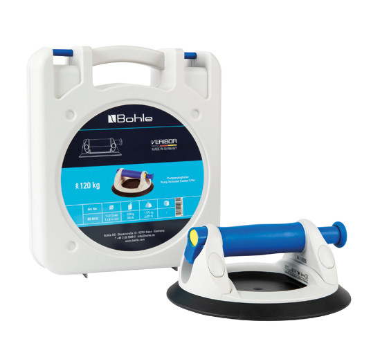 Veribor® pompzuigheffer, BO601G van kunststof,  incl. koffer.