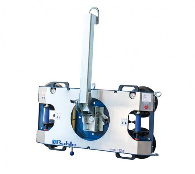Vacuümhefsysteem Bohle, 180 kg, handmatig pompen, draaglast tot 180 kg
