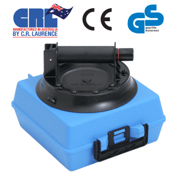 CRL 8" ABS-handgreep vacuümheffer met pompmechanisme voor gebogen oppervlakken.