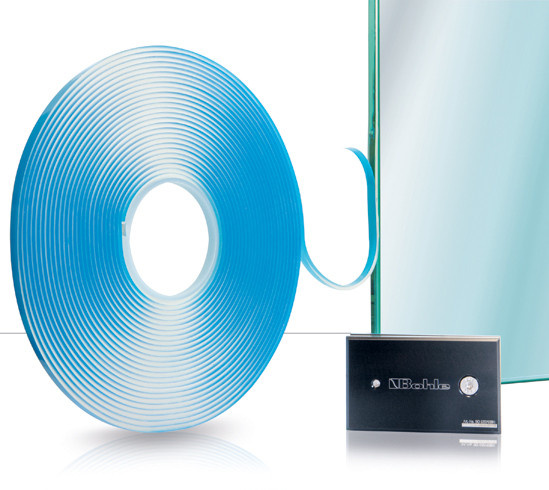 XtraColl® Applicator voor glasdiktes gehard glas 10-12 mm.