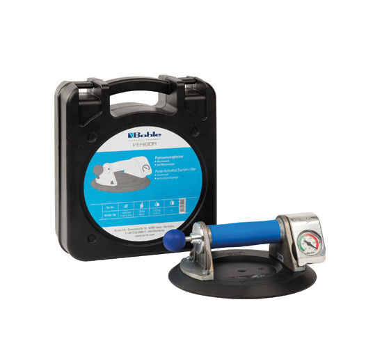 Veribor® blue line trekzuignap met manometer.