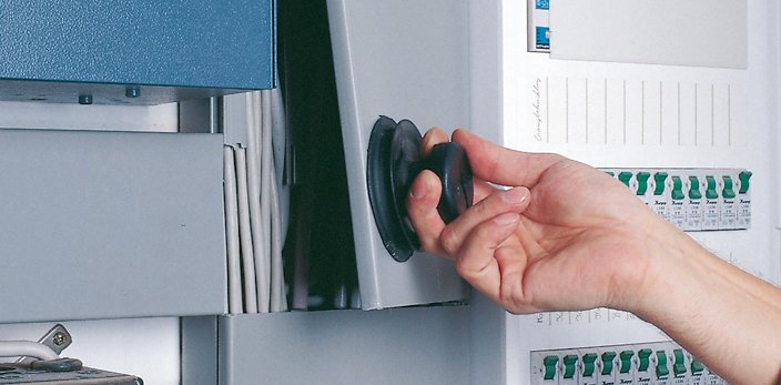 Veribor® zuigheffer van massief rubber.
