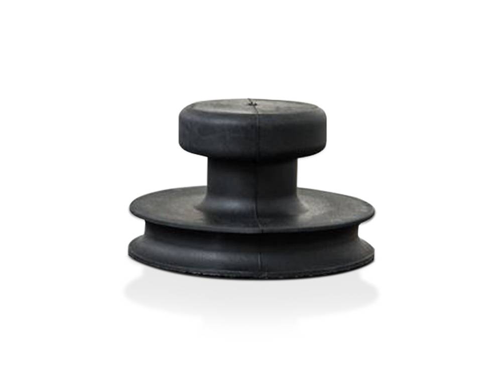 Veribor® zuigheffer van massief rubber.
