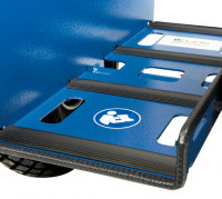 Veribor® transportwagen met geintegreerde zuigheffer.