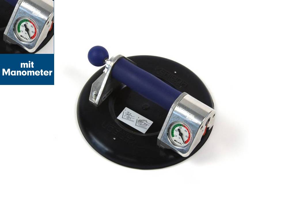 Veribor® blue line trekzuignap met manometer.
